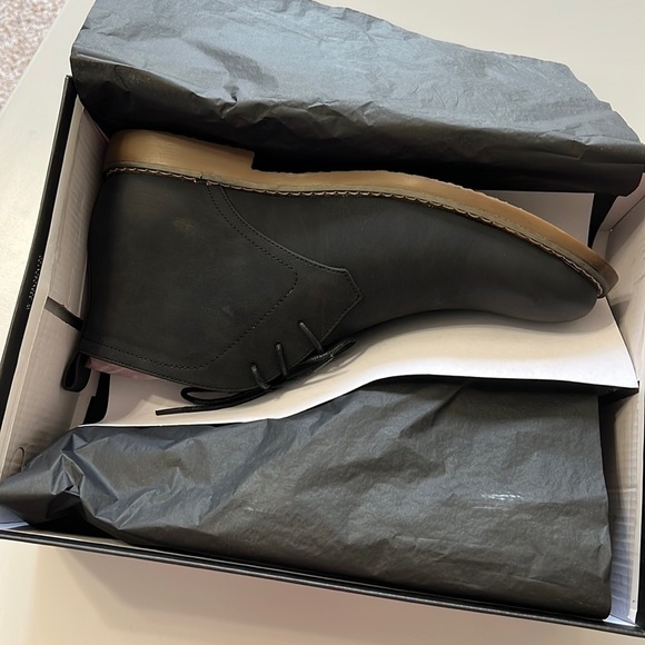 NWT Toecap Men\'s Black Chukka Lace Up Boot / Size 10 main image 8